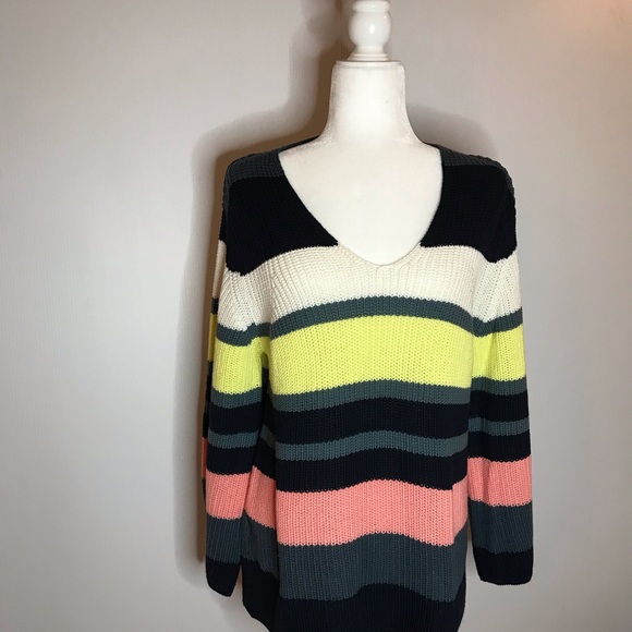New Ann Taylor Colorful Striped Warm Sweater - S/M - Picture 13 of 16
